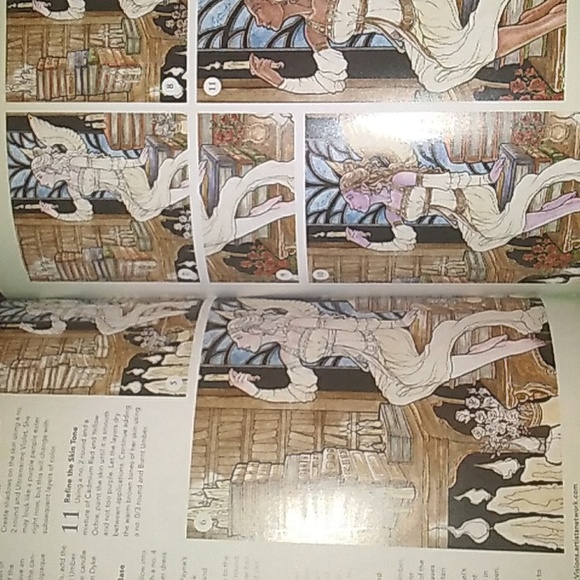 πΌπΌ Angelic Visions WATERCOLOR INK COLORED PENCIL Drawings Art BOOK - Picture 10 of 15